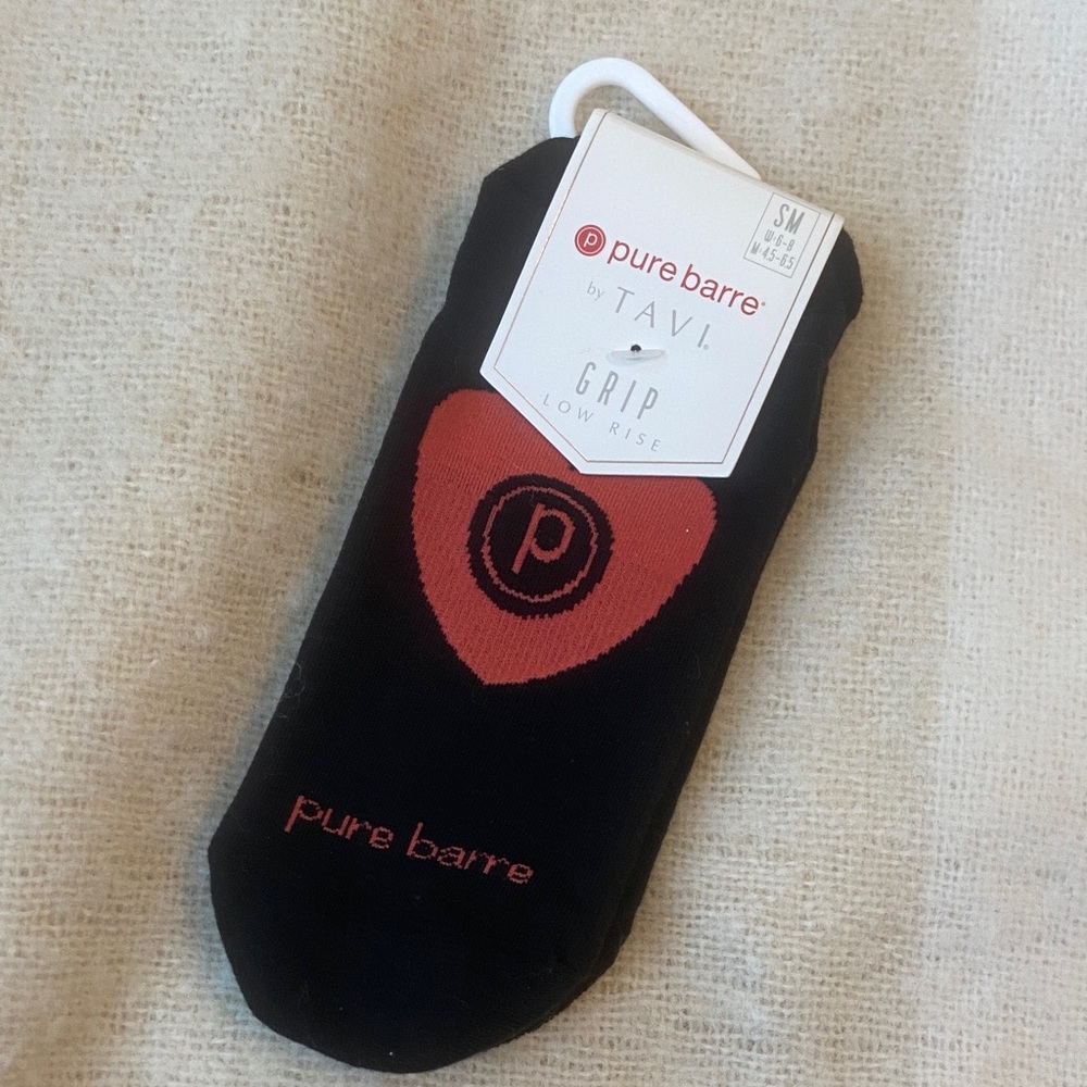 Pure Barre by Tavi Low Rise Grip Socks - Small